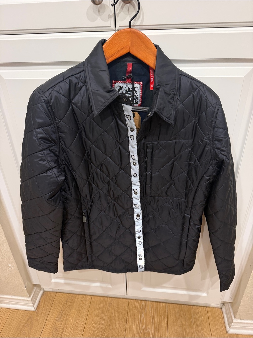 Black Quilted Men’s Jacket - Lightweight Casual Coat
